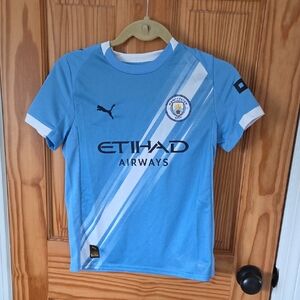Puma Kids Home Manchester City E. HAALAND Jersey